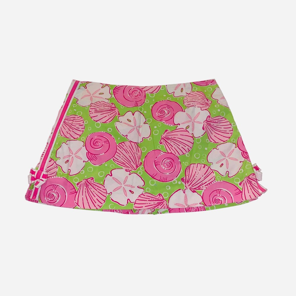 Lilly Pulitzer Vintage White Label Skort sz 12 girls